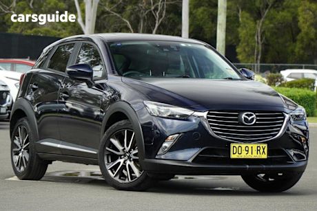 Blue 2016 Mazda CX-3 SUV AKARI F