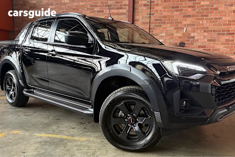 Black 2025 Isuzu D-MAX Crew Cab Utility X-Terrain (4X4)