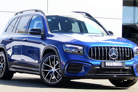 Blue 2025 Mercedes-Benz GLB35 Wagon 4Matic