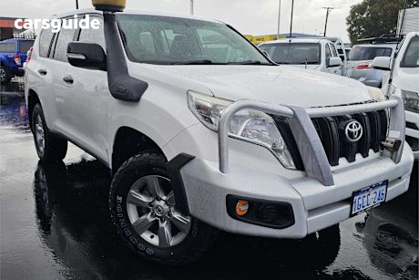 White 2016 Toyota Landcruiser Prado SUV GX 4X4