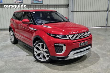 Red 2016 Land Rover Range Rover Evoque SUV TD4 180 AUTOBIOGRAPHY 4X4