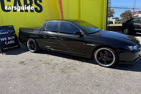 Black 2005 Holden Crewman Ute Tray SS VZ