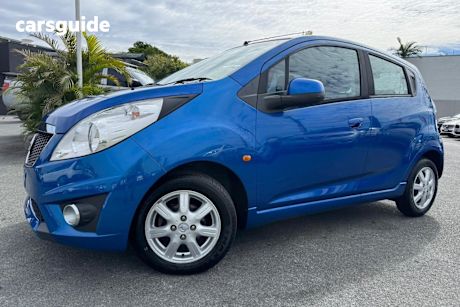 Blue 2011 Holden Barina Spark Hatchback Cd