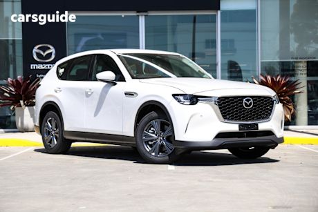White 2025 Mazda CX-60 Wagon G40E Pure Hybrid
