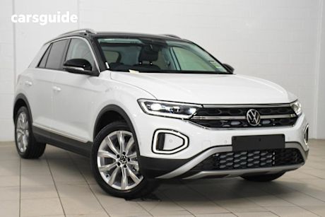 White 2025 Volkswagen T-ROC SUV 110TSI STYLE F