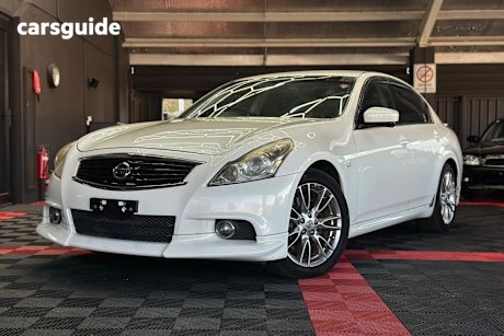 White 2010 Nissan Skyline Sedan 370GT TYPE S 4DR SEDAN 7SP AUTO 3.7L V6