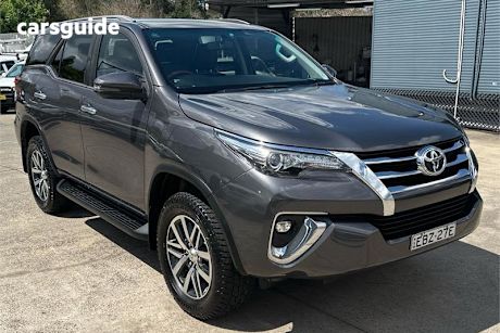 Grey 2019 Toyota Fortuner Wagon Crusade