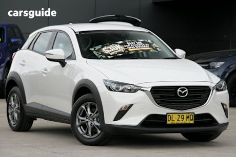White 2024 Mazda CX-3 SUV G20 SPORT F