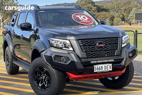 Black 2024 Nissan Navara Dual Cab Pick-up Pro-4X Warrior (4X4)