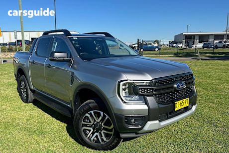 Silver 2024 Ford Ranger Double Cab Pick Up Sport 3.0 (4X4)