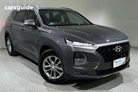 Grey 2019 Hyundai Santa FE SUV ACTIVE 4X4