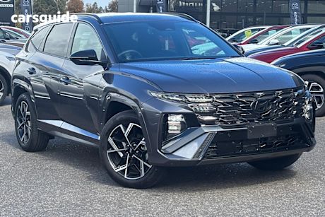 Grey 2024 Hyundai Tucson SUV ELITE N LINE F