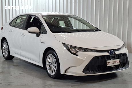 White 2021 Toyota Corolla Sedan Ascent Sport (Hybrid)