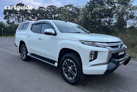 White 2021 Mitsubishi Triton Ute Tray GLS 4X4
