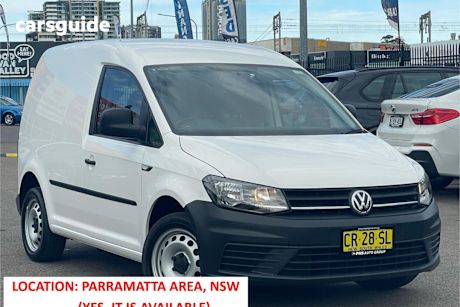 White 2018 Volkswagen Caddy Commercial TSI220 F