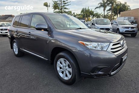 Grey 2013 Toyota Kluger Wagon Kx-R (Fwd) 7 Seat