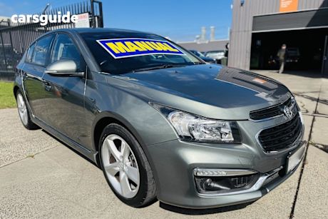Silver 2015 Holden Cruze Hatchback Sri V