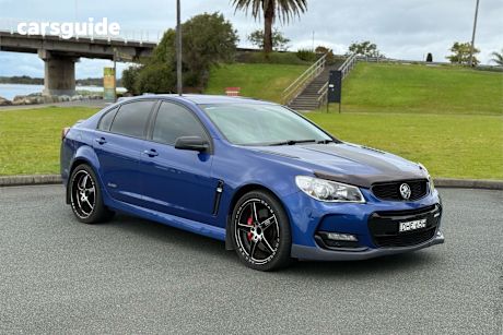 Blue 2016 Holden Commodore Sedan SS BLACK R