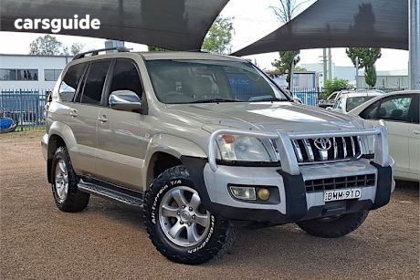 Gold 2007 Toyota Landcruiser Prado SUV GXL 4X4