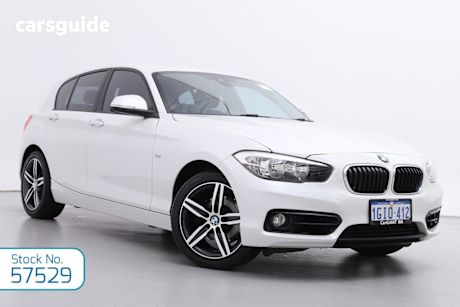 White 2016 BMW 120I Hatchback Sport Line