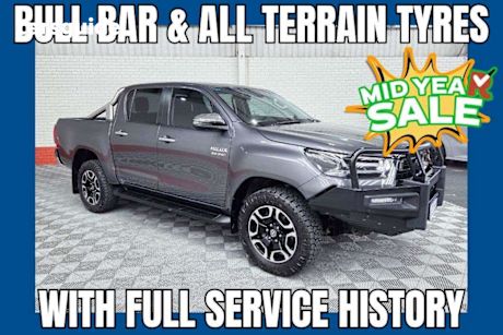 Grey 2022 Toyota Hilux Ute Tray SR5 4X4