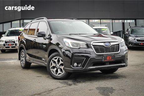 Black 2021 Subaru Forester SUV 2.5I 4WD