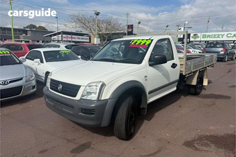 White 2005 Holden Rodeo Cab Chassis Lx