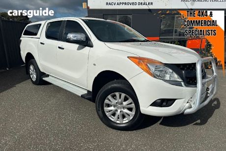 White 2014 Mazda BT-50 Ute Tray XTR HI-RIDER R
