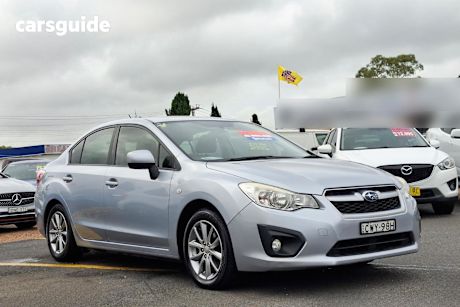 Silver 2014 Subaru Impreza Sedan 2.0I LUXURY 4WD