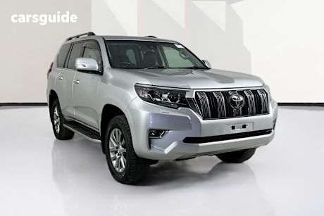 Silver 2018 Toyota Landcruiser Prado Wagon Vx (4X4)