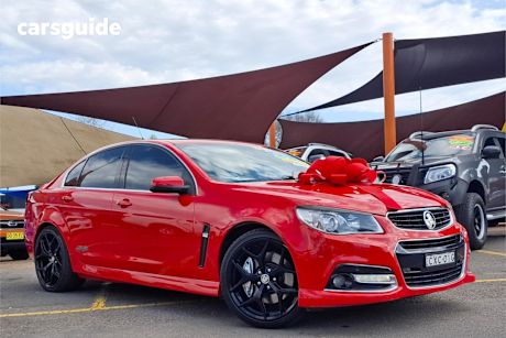 Red 2014 Holden Commodore Sedan Ss-V Redline