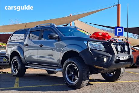 Grey 2017 Nissan Navara Dual Cab Utility St-X (4X4)