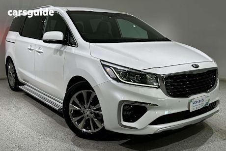 White 2020 Kia Carnival SUV PLATINUM F