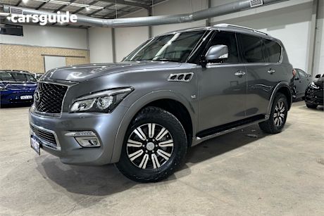 Grey 2016 Infiniti QX80 SUV S PREMIUM 4X4