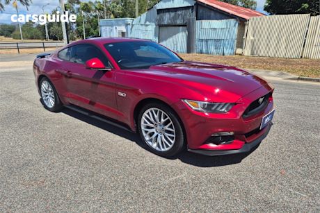 Red 2016 Ford Mustang Coupe GT R