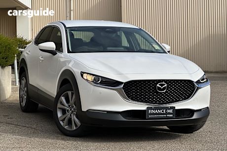 White 2025 Mazda CX-30 SUV G25 TOURING F