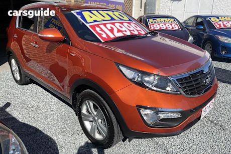Orange 2012 Kia Sportage SUV PLATINUM 4X4