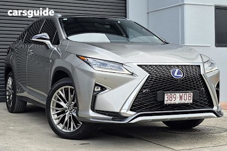 Grey 2016 Lexus RX450H Wagon F Sport Hybrid