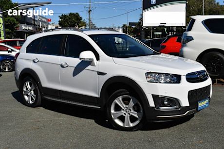 White 2015 Holden Captiva SUV 7 LTZ 4X4