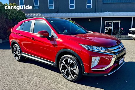 Red 2018 Mitsubishi Eclipse Cross SUV EXCEED 4X4