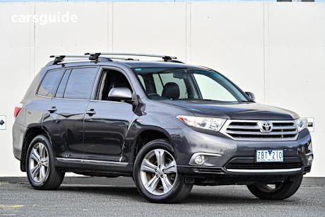 Grey 2012 Toyota Kluger SUV KX-S F
