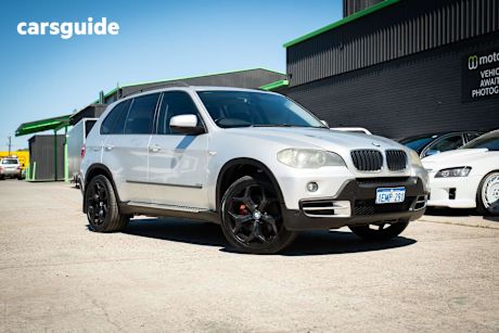 Silver 2008 BMW X5 SUV XDRIVE30D 4X4