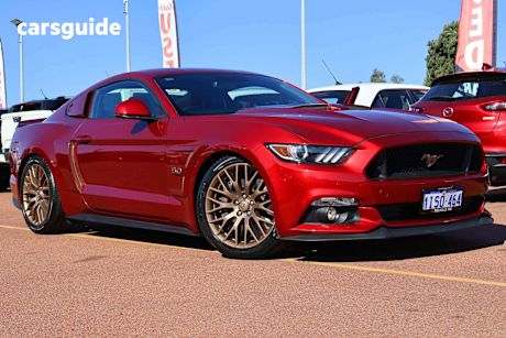 Red 2017 Ford Mustang Coupe GT R
