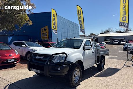 White 2019 Isuzu D-MAX Cab Chassis Sx (4X4)