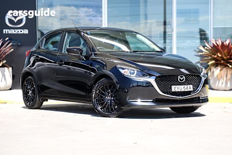 Black 2023 Mazda 2 Hatchback G15 Pure Sp