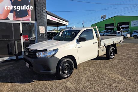 White 2020 Toyota Hilux Cab Chassis Workmate