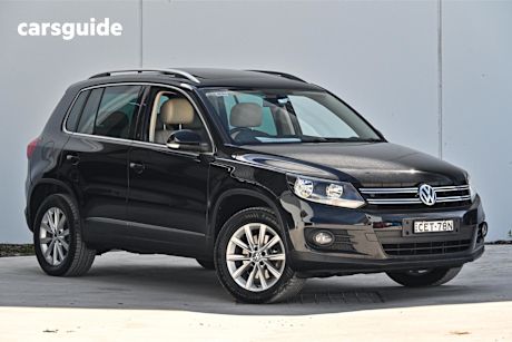 Black 2011 Volkswagen Tiguan SUV 155TSI 4WD