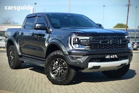 Grey 2024 Ford Ranger Ute Tray RAPTOR 4X4
