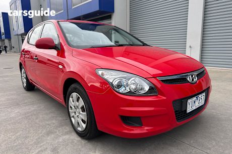 Red 2011 Hyundai I30 Hatch SX F