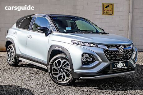 Silver 2025 Suzuki Fronx SUV HYBRID F